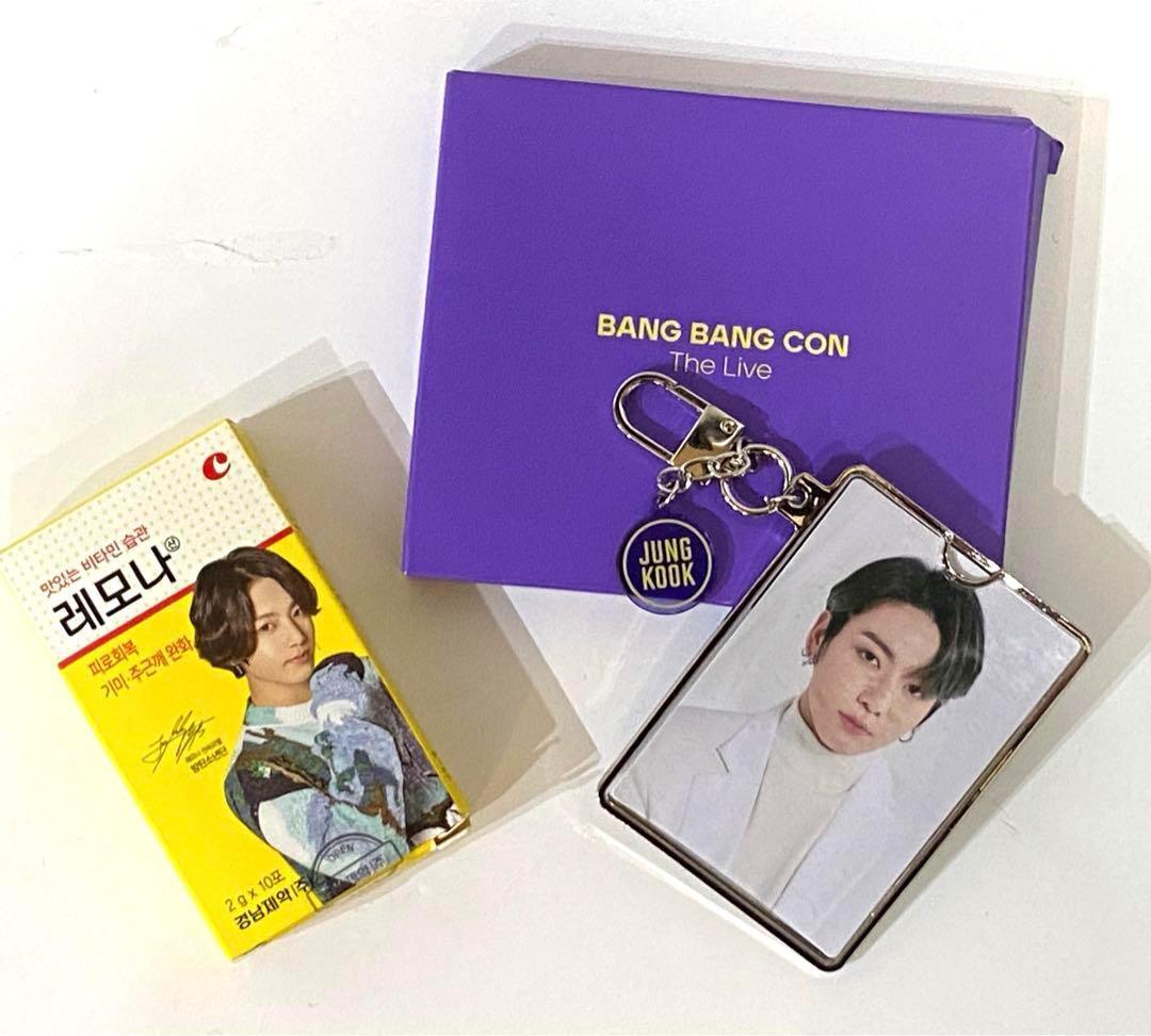 

[Б/У] Официальный акриловый фото-брелок BTS Bang Bang Con Чонгук с бонусом