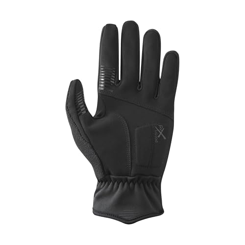 SHIMANO WINDSTOPPER Insulated Cycling Gloves, Size: M, Hand Circumference: 20.3-22.9 cm, Color: Black