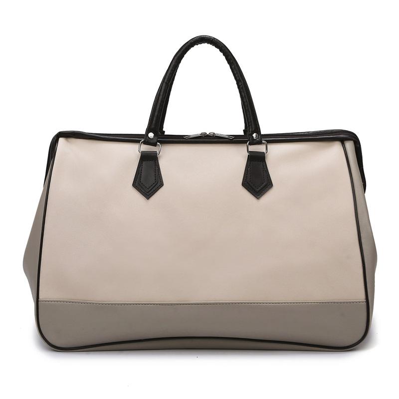 Women's business trip storage bag large-capacity splicing large-capacity hand luggage bag simple Korean version underarm fitness bag