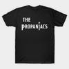 Men Black Print T-shirt The Propaniacs No-Cut Transfer Paper Print Cotton Tshirt