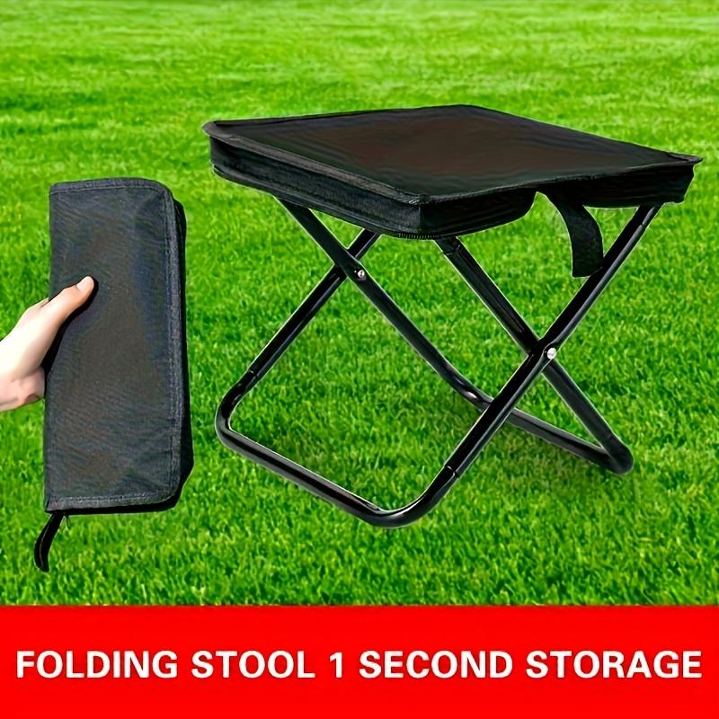 Portable Folding Pencil Stool for Outdoor Picnic, Small Folding Stool for Camping and Fishing
