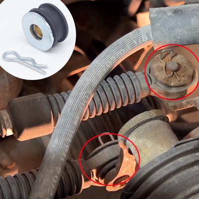 Car Updated Gearbox Shift Cable Manual Gear Selector End Bushing Washer Pin Clip For Kia Rio 3 Ceed ED Optima Sportage Picanto
