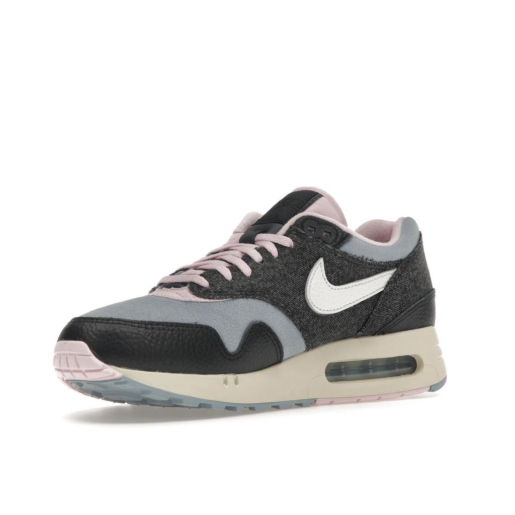 Nike Air Max 1 86 OG Big Bubble - Czarne Jeansowe Sneakersy Unisex Summit-White Antracytowy Różowy-Piankowy FB9647-001