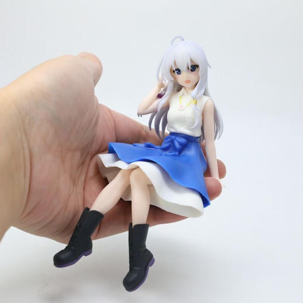 

12cm Anime Wandering Witch: The Journey Elaina Pvc Action Figure Model Toys Gift For Birthday