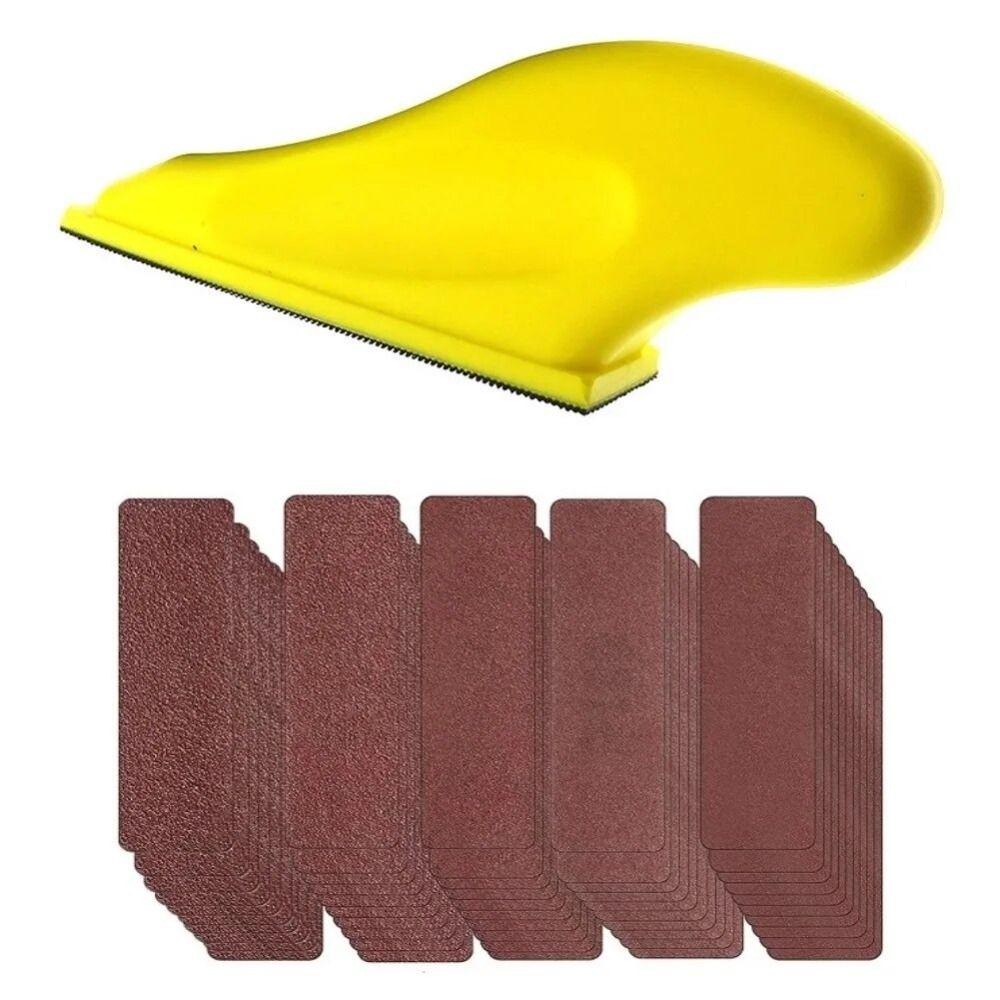 

10pcs Square Self-adhesive Sandpaper Alumina Polishingpaper Flock Sanding Paper Home 1500 grit