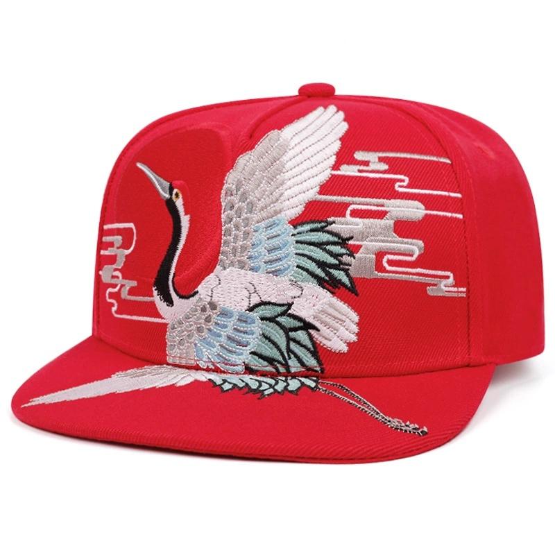 

Молодежные бейсболки-снэпбэки с принтом в китайском стиле, задающие тренд, весенне-осенние, для улицы, регулируемые, повседневные, шляпа от солнца 54-61CM