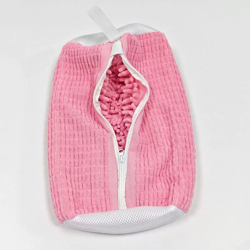 New Wash Shoes Bag Padded Net Laundry Shoes Protector Fluffy fibers Polyester Washing Shoes Machine Laundry Bag Drying Bags