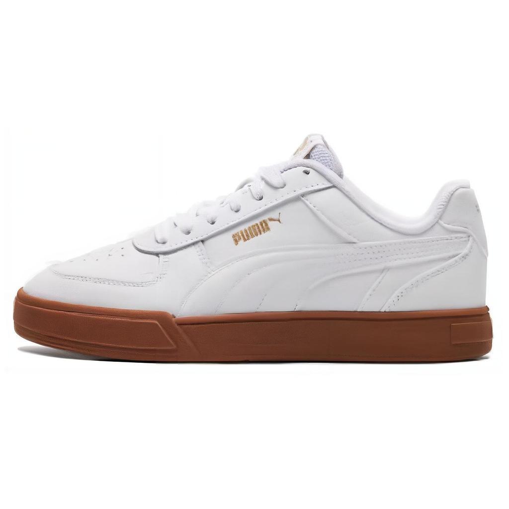 Puma Caven Comfortable Minimalist Low-Top Sneakers Unisex Sneakers White Platinum 380810-14