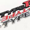 3D Metal Car Styling Type R Logo Rear Trunk Sticker Badge Emblem Decal For Honda Civic TYPE R CRV HRV Accord Fit Car Accessories