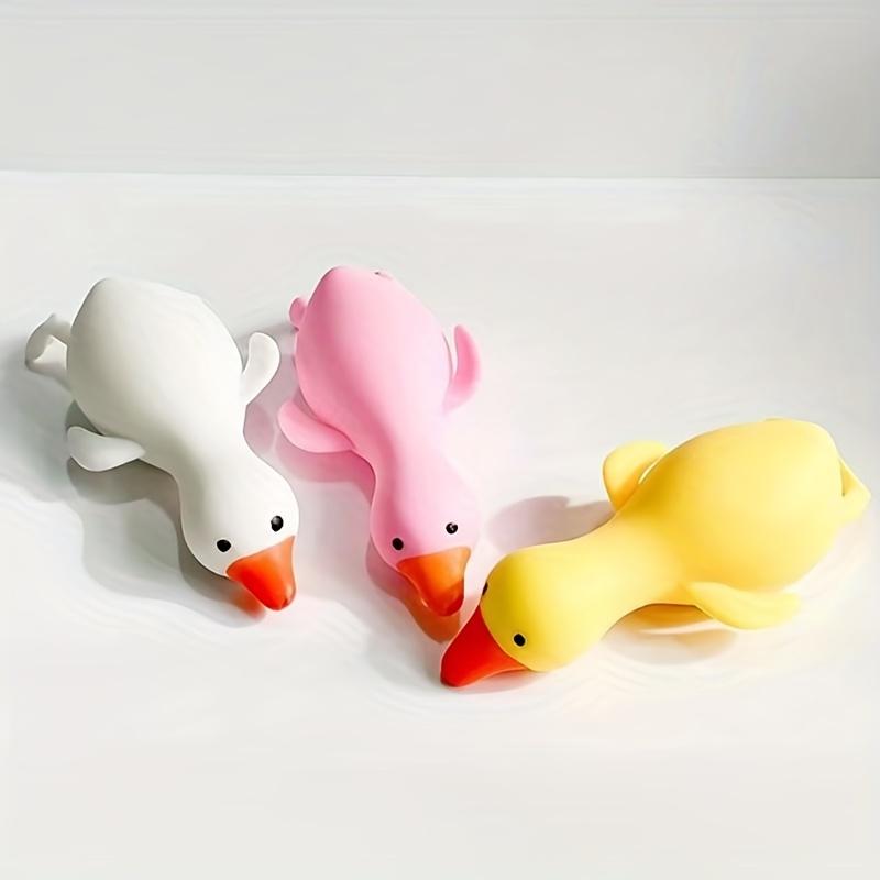 Funny Cute Stretchy Soft Duck Squishy Toys Squeeze Stress Relief Toys Squishy Fidget Toys Party Favors Kids Birthday Gift