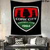 cork city FC Wall Tapestry Aesthetic Wall Hanging Printed Fabric Blanket Decorative Tapestries for Bedroom Living Room Home Decor