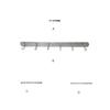 Hooks Home Living Room Back Door Organizer Bedroom Coat Hat Rack Umbrella Hanger Wall Mounted Kitchen Holder Bags Tools