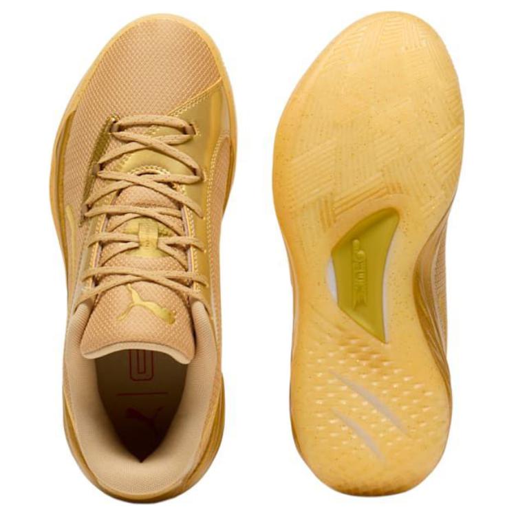 Tyrese Haliburton X Puma All-Pro Nitro Gold Rush Men Sneakers For-All-Time-Red 313306-01