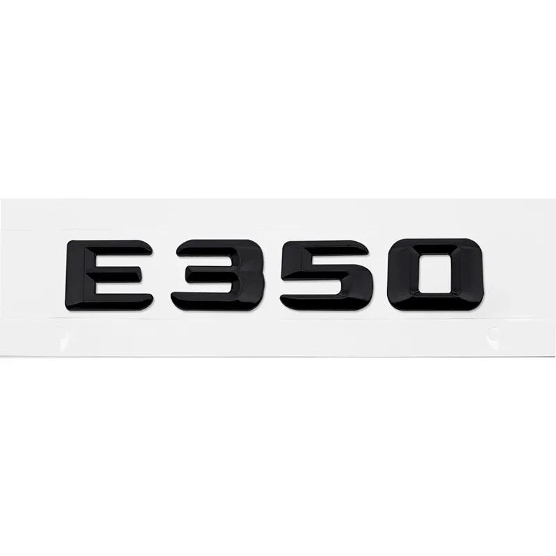 Car Rear Trunk Number Letter Sticker Tail Box Emblem Badge for Mercedes Benz E Class E300 E320 E350 E400 E420 E430 E500 E550