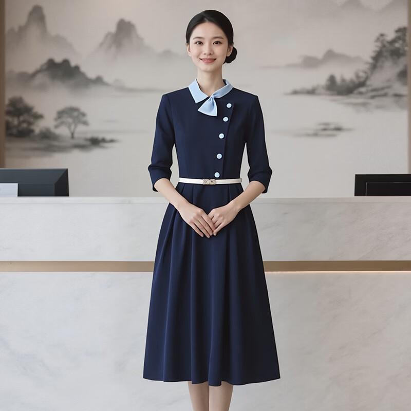 Elegant Professional A-Line Dress 3XL