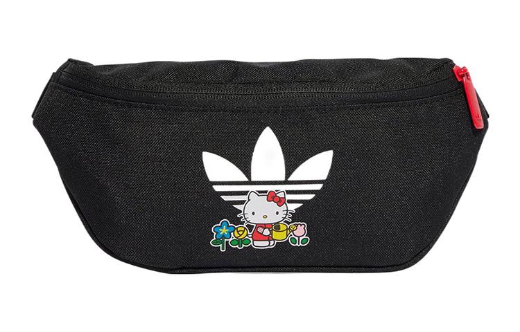 Adidas Originals Trefoil Polyester Fanny Pack Regular Unisex Black II3358