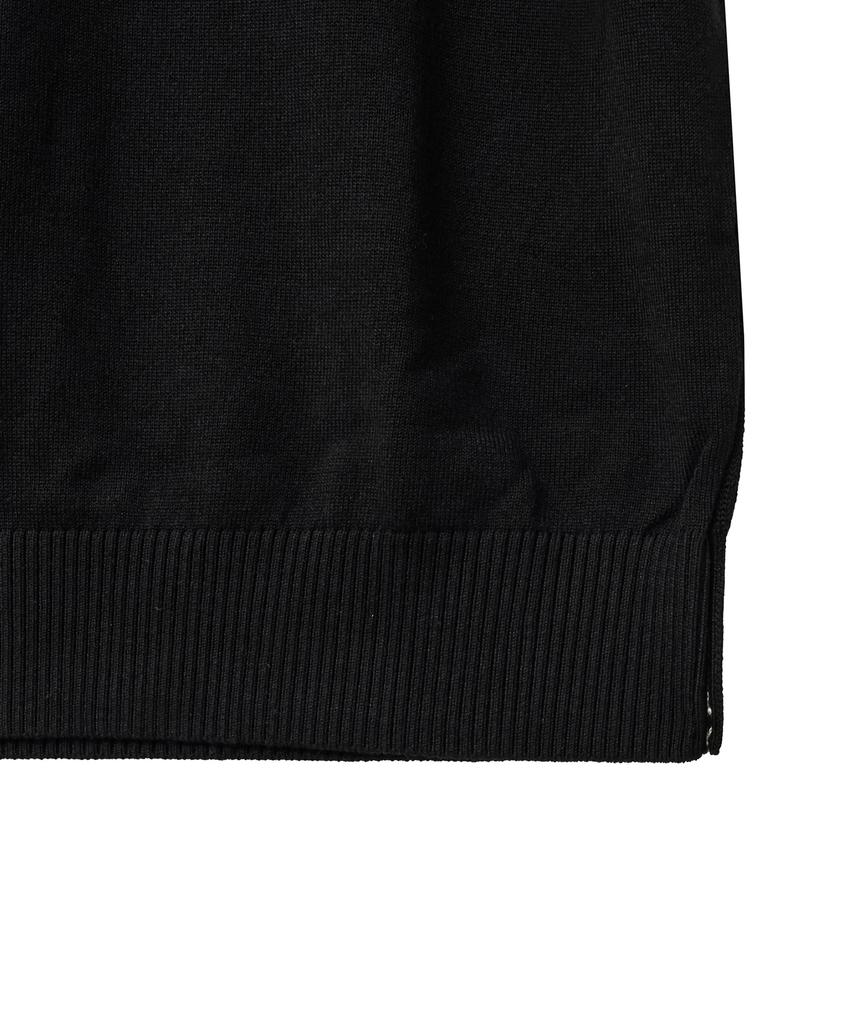 NOIRER Low Cut Polo Knit (Black)
