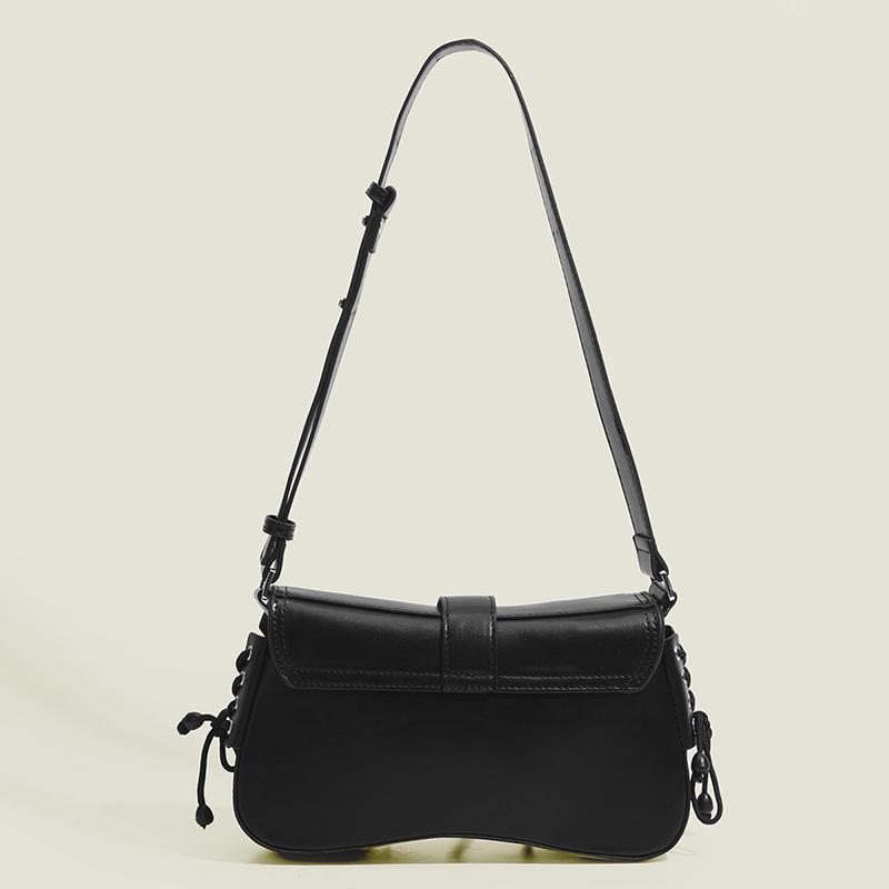 Gothic Punk Cool Dámská taška do podpaží Dívčí Tašky přes rameno Módní Design PU Kůže Dámské Vintage Malé kabelky Tote