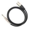 6.35mm XLR Male to TRS Jack Microphone Line Microphone Audio Cable for Microphones Speakers Stage DJ