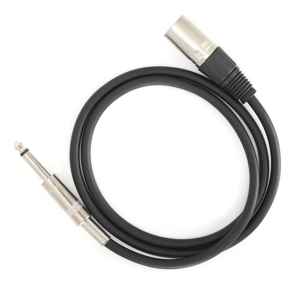 6.35mm XLR Male To TRS Jack Microphone Line Microphone Audio Cable for Microphones Speakers Stage DJ