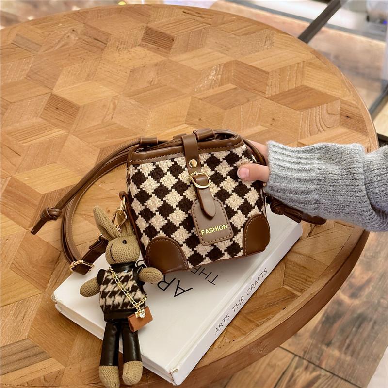 Handbag Childrens Bucket Daily Match Girls Stylish Suitable Singleshoulder