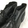 Lata 80. Vintage Buty Addison Shoe Co Z41-1983/75 Rozmiar 6.5R 24.5 Stalowy Nosek U.S. Czarne buty służbowe marynarki wojennej(UŻYWANY)