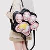 Cat Paw Ita Bag Pin Doll Display Backpack Transparent Pouch Backpack for Cat Lover Gift Street Daily Outings