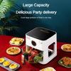 5L Large Capacity Visible Air Fryer Household Multifunctional French Fry Machine Fully Automatic Intelligent Electric Fryer 25.5 * 25.5 * 26.5cm