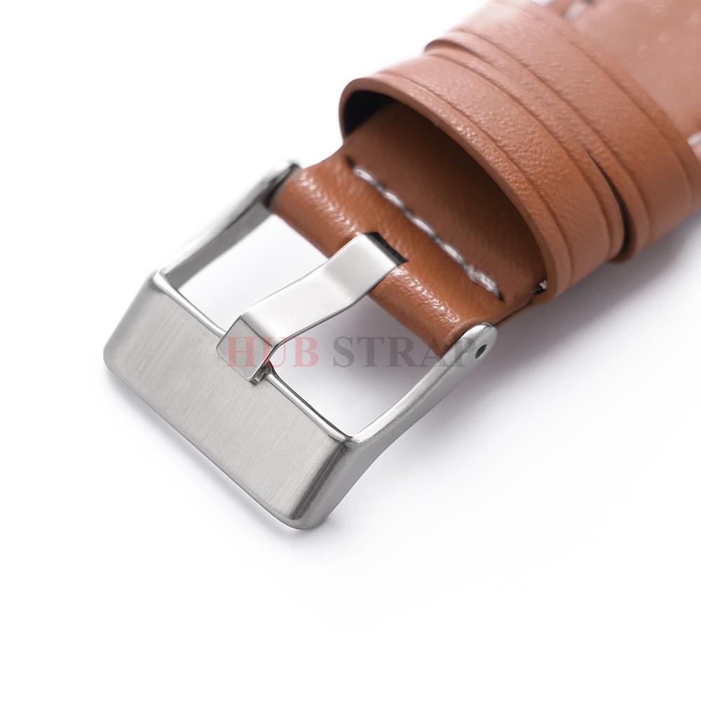 Vintage Retro Cowhide Watch Strap 20mm 22mm 24mm Universal Bracelet Business Black Brown Blue Watchband Belt Accessories