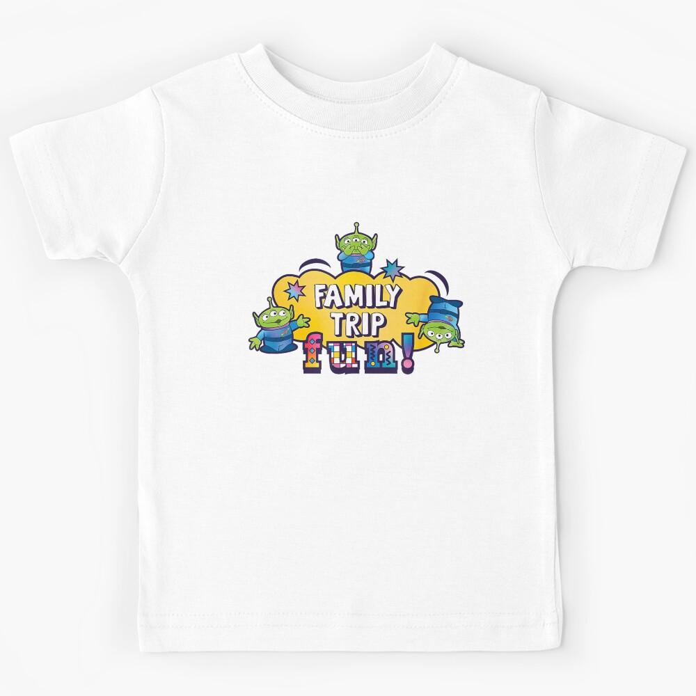 Aliens Family Trip Fun Vacation Kids T-Shirt 120