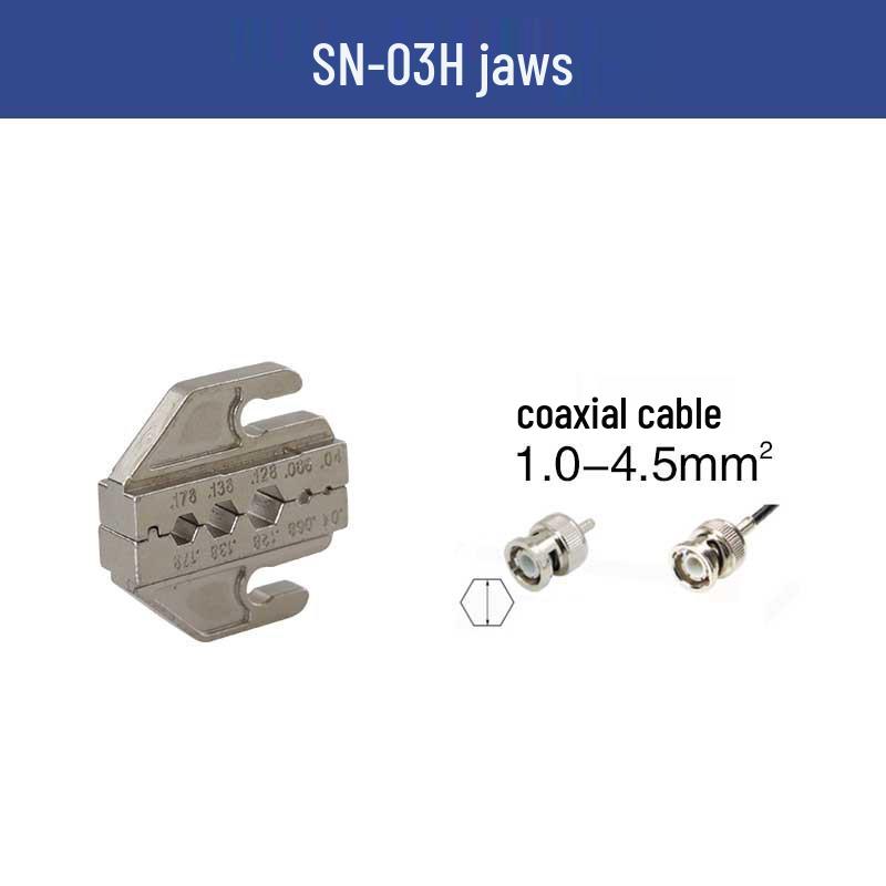 

Губки для обжимных клещей серии SN: Пружинные и клеммные наконечники (02C, 06WF, 2546B, 58B, 06)