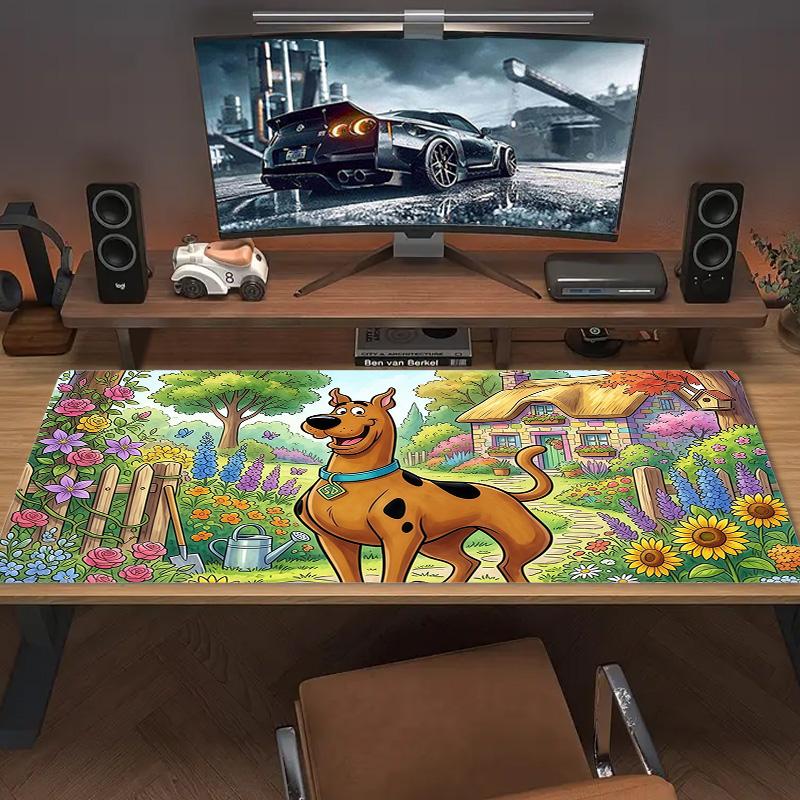 Scooby‑Doo2 Print Cushion Non-slip Laptop Tablet Big Mousepad XXL Mat Mini PC Playmat With Lock edge