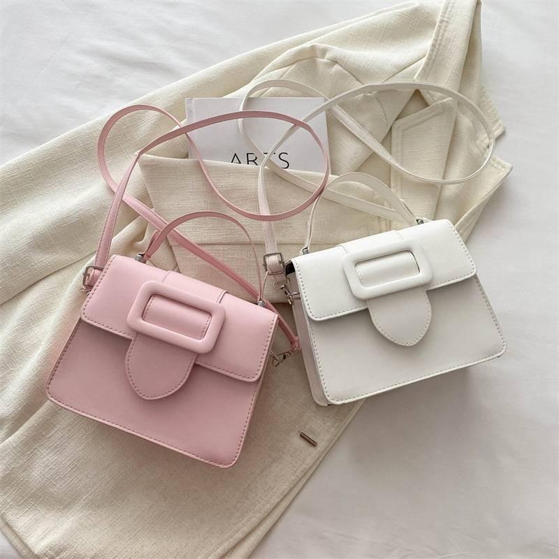 Trendy Simple Versatile Handbag Small Square Bag For Women 2024 Summer Fashion Shoulder Crossbody Bag