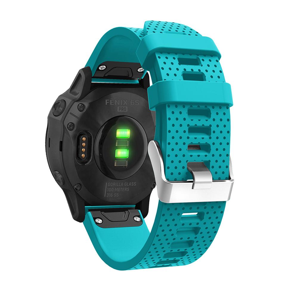 20mm Hurtigfeste Silikonreim For Garmin Fenix 5S 6S 7S Smartklokke Rem for Garmin Instinct 2S