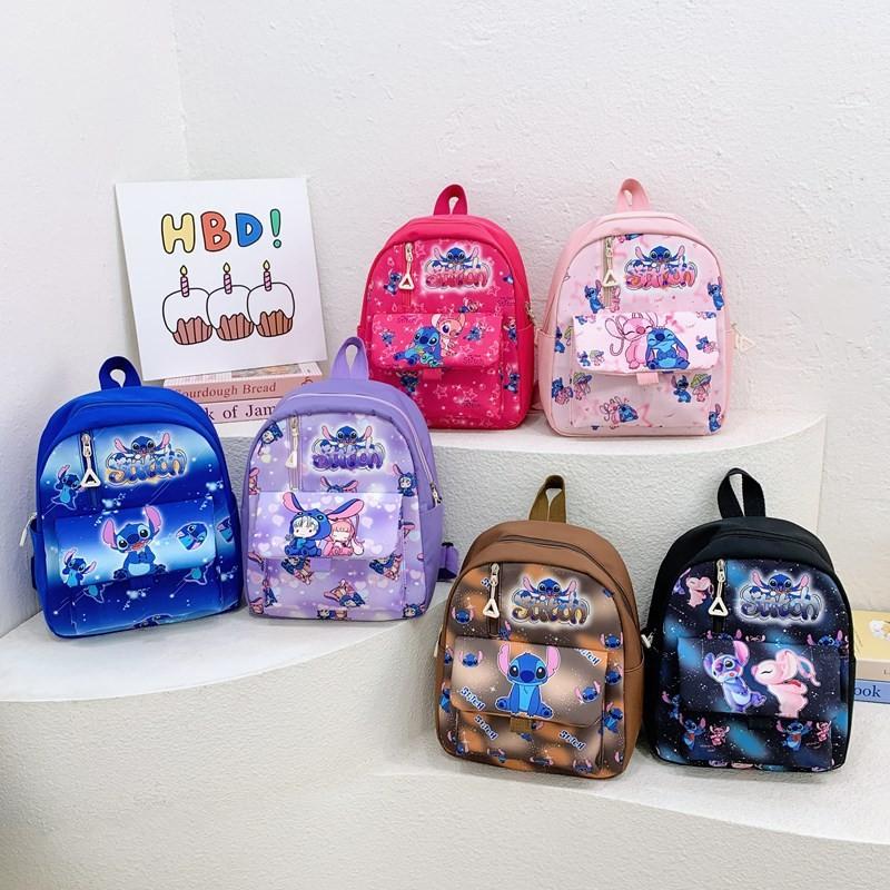 Backpack Children With Cartoon And Letter Print Design Preschool For