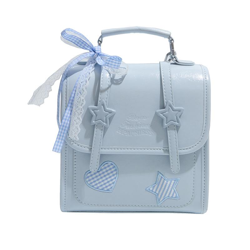 Schoolbag Small Fresh Backpack Women's 1011 New Foreign Style Versatile Texture Shoulder Bag Large Capacity Fashion Commuter Messenger Bag