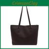 Tote Pu Women Bag With Solid Color Design And Letter Embossing For Everyday