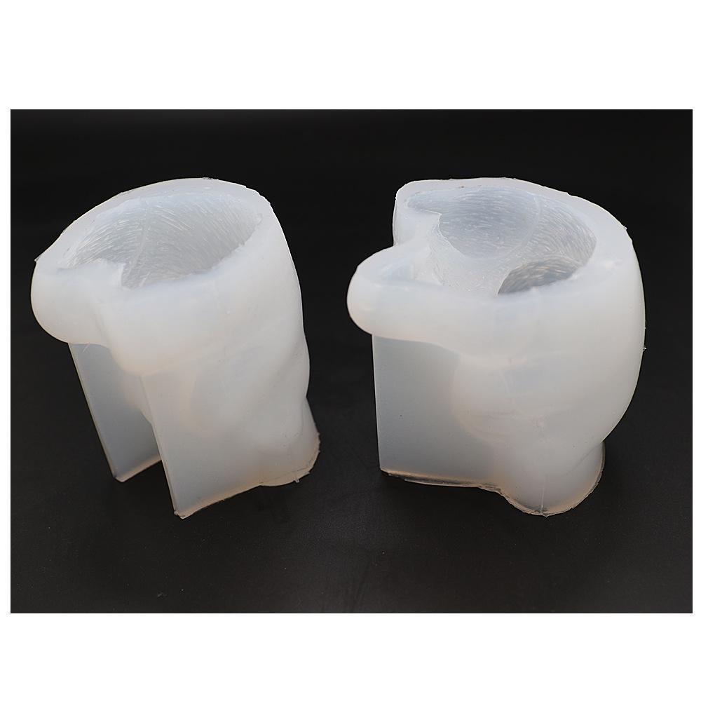 Panda Silicone Mold for Handmade Candle Plaster Soap Epoxy Resin Chocolate Decoration Gypsum Ice DIY Baking Mould