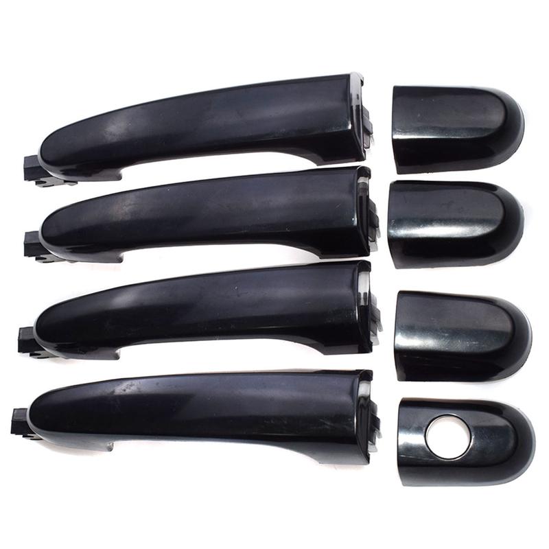 ידית דלת קדמית/אחורית גודל כפי שמוצג בתמונה ידית דלת חיצונית לרכב חומר ABS התקנה קלה מספר חלק OEM