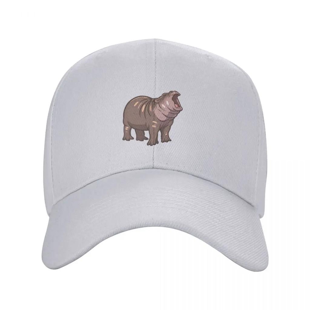 Moo Deng the Roaring Hippo Baseball Cap Golf Hat Unisex Fishing Caps Unisex Golf Wear Unisex Womens