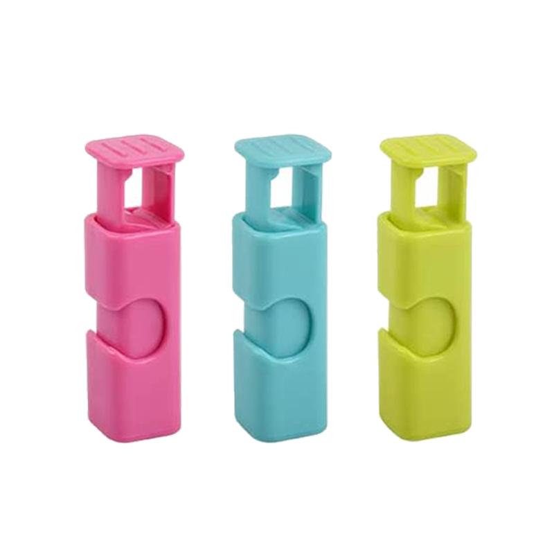 15pcs Food Sealing Bag Clip Reusable Fresh Food Storage Tools Plastic Sealer Clamp Snack Bread Seal Bag Home Kitchen Storage Clips