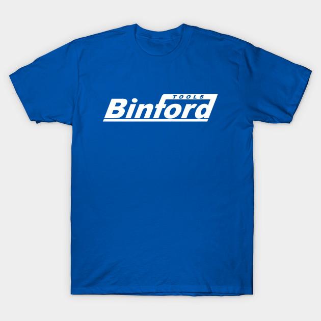 

Men Black Print T-shirt Binford Tools No-Cut Transfer Paper Print Cotton Tshirt L