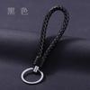 1PCS Multiple Colors Unisex Braided Leather Rope Handmade  Keychain Key Chain Car Key Ring Accessories