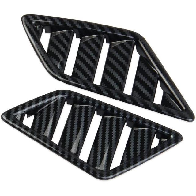 Carbon Fiber Dashboard Upper Side Air Vent Cover Trim Accessories for Mitsubishi Outlander 2022-2026