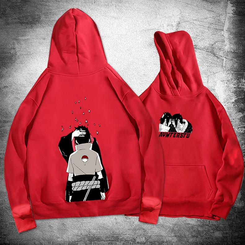 Naruto hooded sweater men and women spring and autumn teenagers student trendy brand Japanese animation loose shoulder jacket