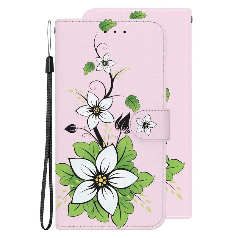 Capa A25 Hoesje voor Samsung Galaxy A25 SM-A256E Cartoon Lederen Hoesje voor Samsung Galaxy A25 A 25 Etui Telefoonhoesje Portemonnee Boekhoes
