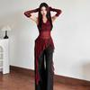 Top Western Style 2024 Autumn New Women clothes Solid Slim fit Street Fashion Hood Sleeveless Gauze Top Female