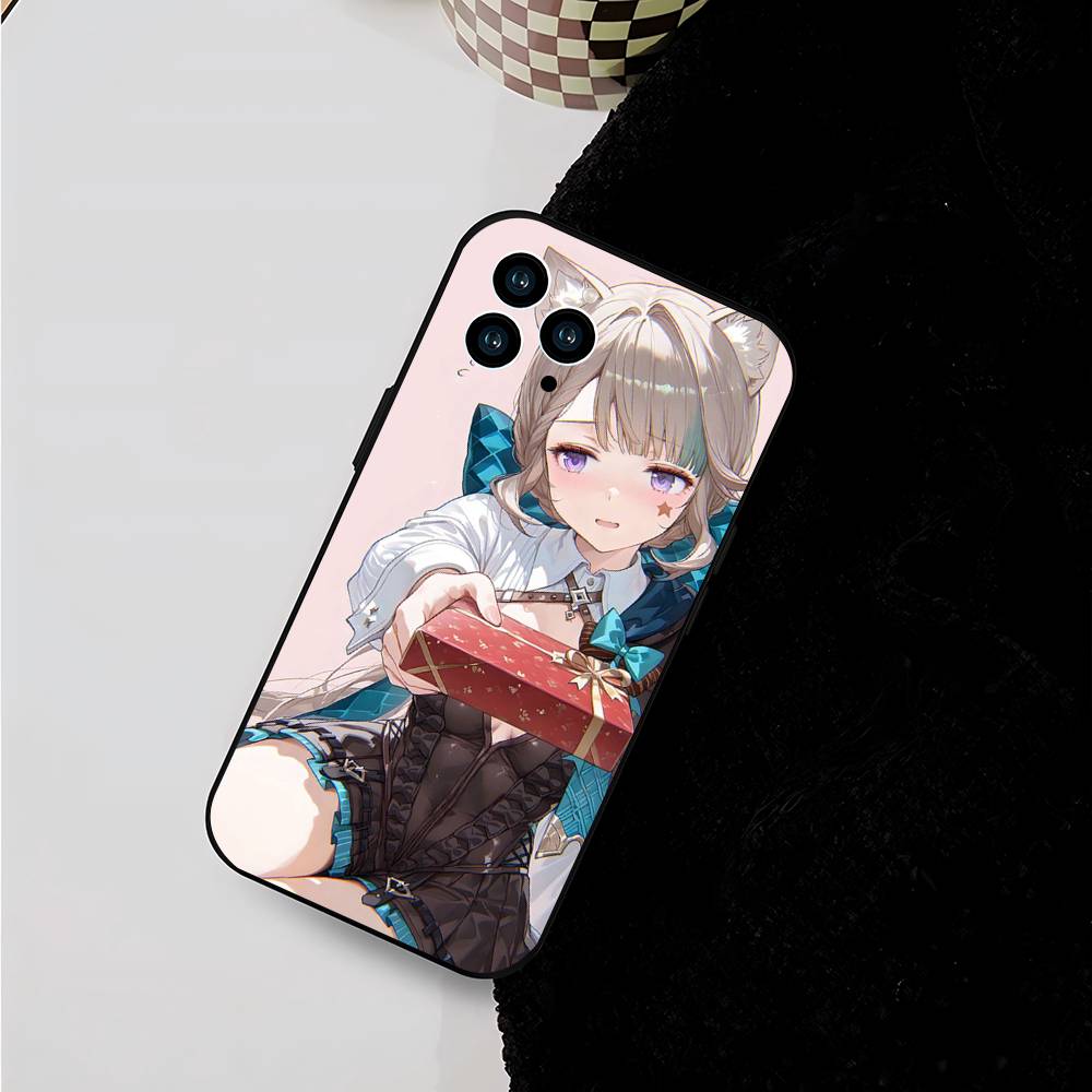 Lynette Anime Game Genshin Impact Phone Case For IPhone 17 Air 16 15 14 13 Pro Max 11 12 Black Silicone Cover