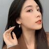 Lucky Brand Bear Earrings Female Personality Hip Hop Cool Handsome Student Fashion Retro Hong Kong Style Asymmetric Earrings