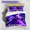 3pcs Custom Name Genshin Impact Characters Bedding Set Duvet Cover Closure Includes 1 Duvet Cover & 2 Pillowcases for All Seasons Bedroom Decor